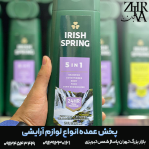 شامپو سر و صورت نرم کننده  5+1 برند آیریش اسپرینگ